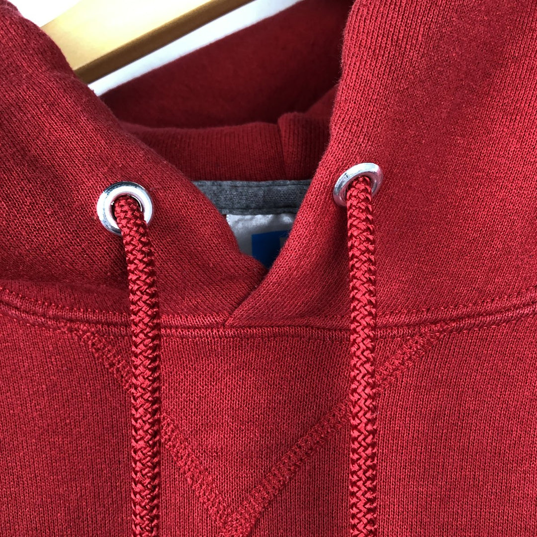 2000'S Russell sweatshirt pullover hoodie, men's size L (approx.) cotton red type Vintage Second Hand