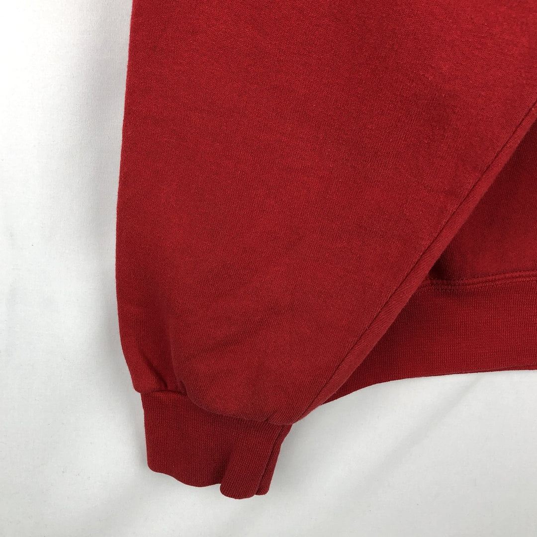 2000'S Russell sweatshirt pullover hoodie, men's size L (approx.) cotton red type Vintage Second Hand