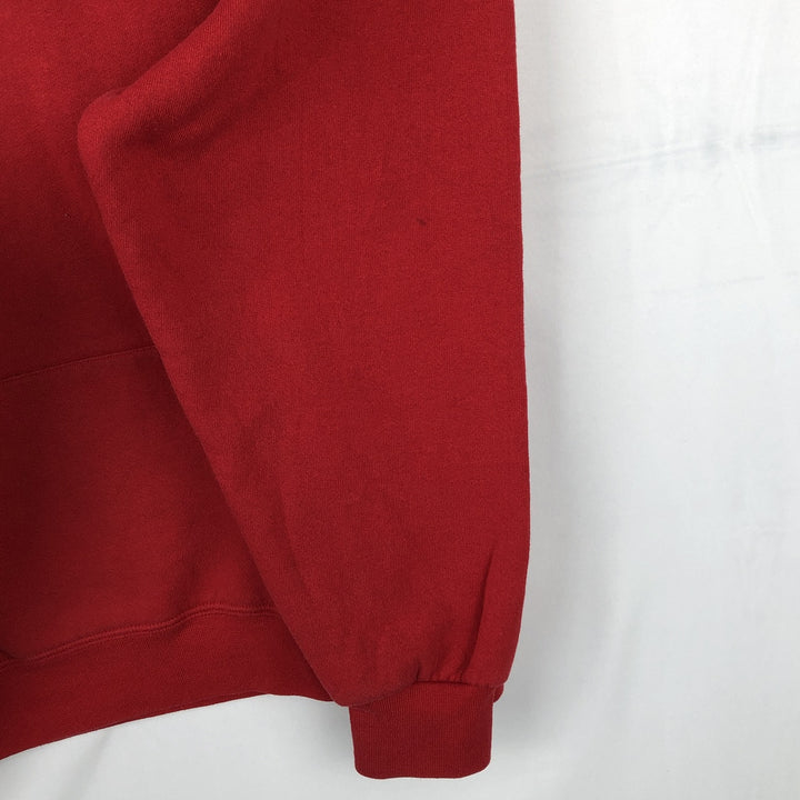 2000'S Russell sweatshirt pullover hoodie, men's size L (approx.) cotton red type Vintage Second Hand