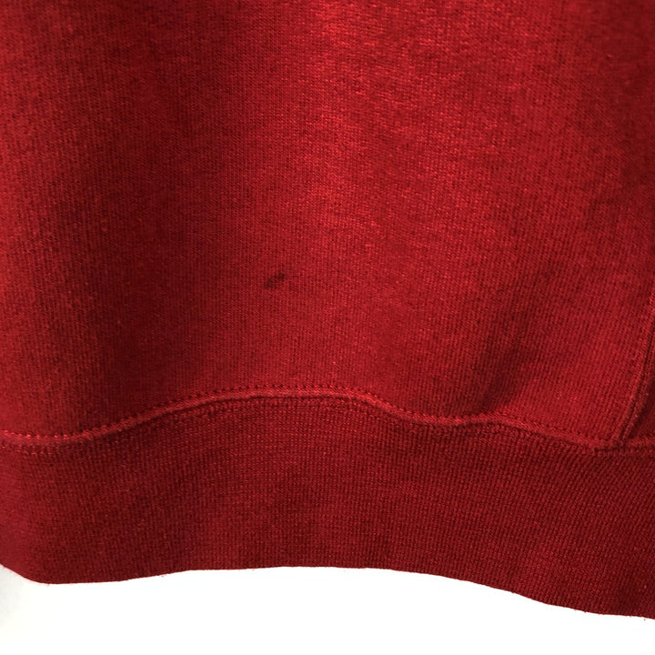 2000'S Russell sweatshirt pullover hoodie, men's size L (approx.) cotton red type Vintage Second Hand