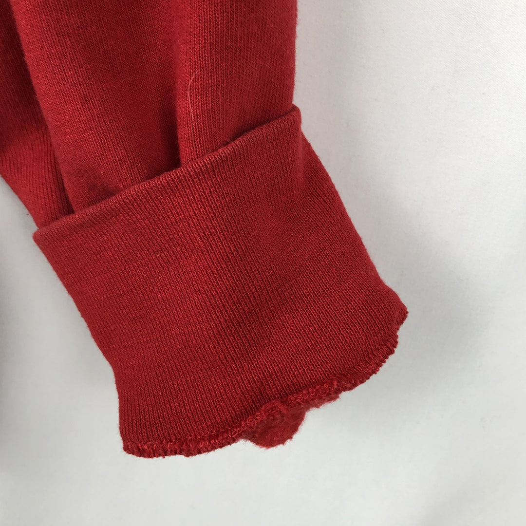2000'S Russell sweatshirt pullover hoodie, men's size L (approx.) cotton red type Vintage Second Hand