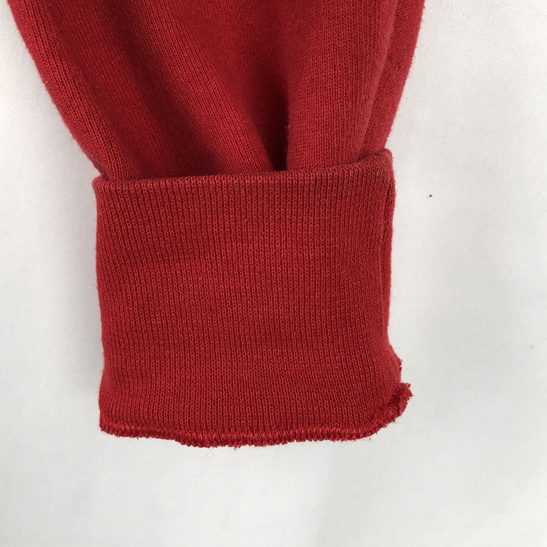 2000'S Russell sweatshirt pullover hoodie, men's size L (approx.) cotton red type Vintage Second Hand