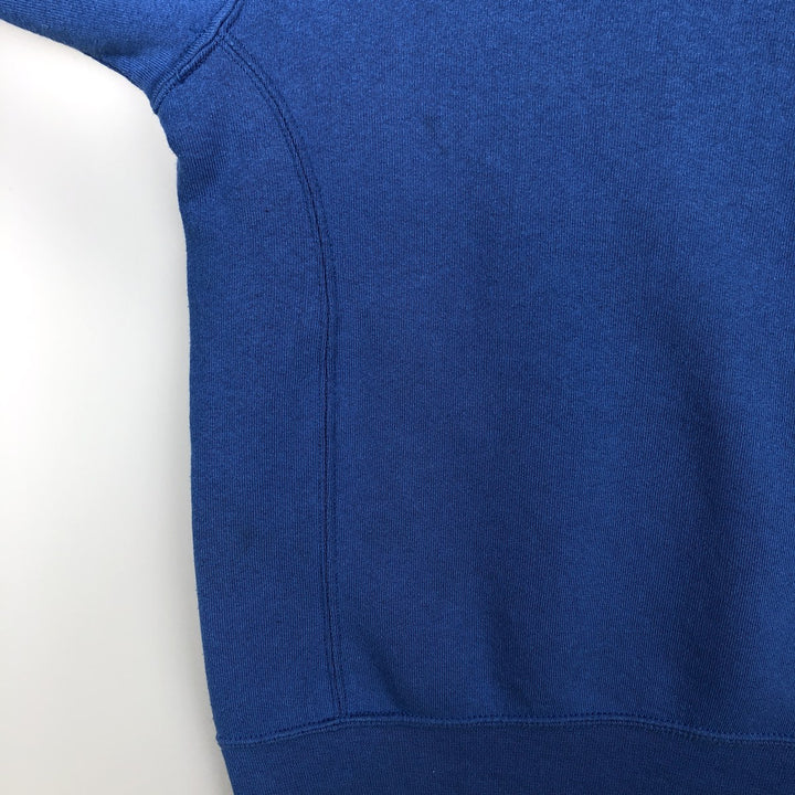 Russell sweatshirt pullover hoodie, men's size M (approx.) cotton blue type Vintage Second Hand