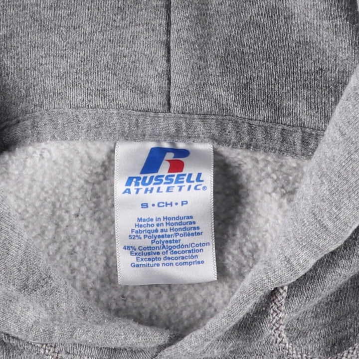 90s-00'S Russell sweatshirt pullover hoodie, men's size S equivalent, vintage. polyester gray type Vintage Second Hand