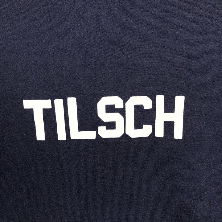 1990'S Russell US Army Sweatshirt Pullover Hoodie, Made in USA, Men's Size M (approx.), Vintage cotton navy blue type Vintage Second Hand