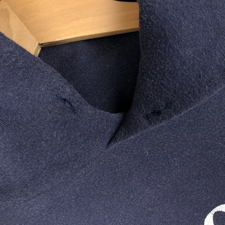 1990'S Russell US Army Sweatshirt Pullover Hoodie, Made in USA, Men's Size M (approx.), Vintage cotton navy blue type Vintage Second Hand
