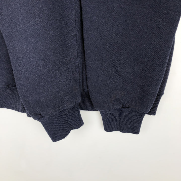1990'S Russell US Army Sweatshirt Pullover Hoodie, Made in USA, Men's Size M (approx.), Vintage cotton navy blue type Vintage Second Hand