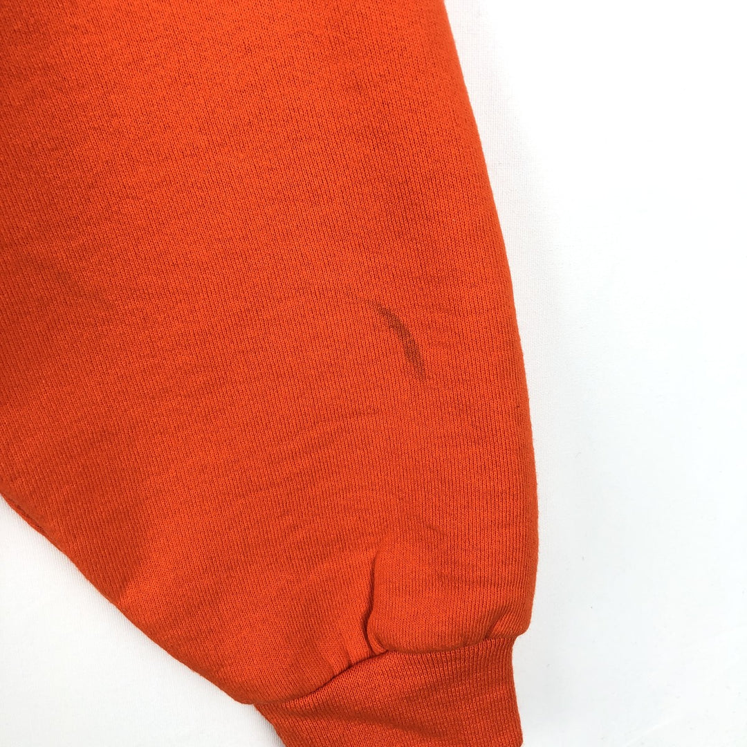 Russell sweatshirt pullover hoodie, men's size L (approx.) cotton orange type Vintage Second Hand