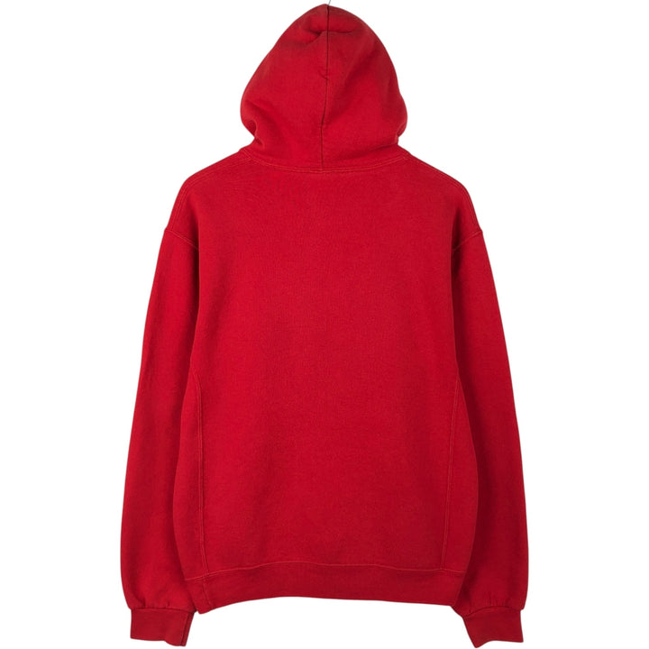 Russell sweatshirt pullover hoodie, men's size M (approx.) cotton red type Vintage Second Hand