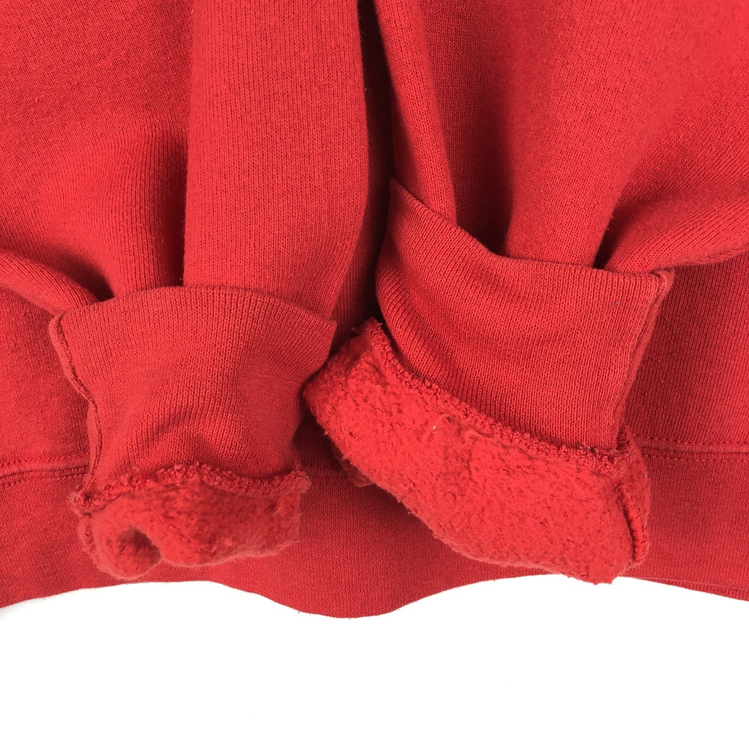Russell sweatshirt pullover hoodie, men's size M (approx.) cotton red type Vintage Second Hand