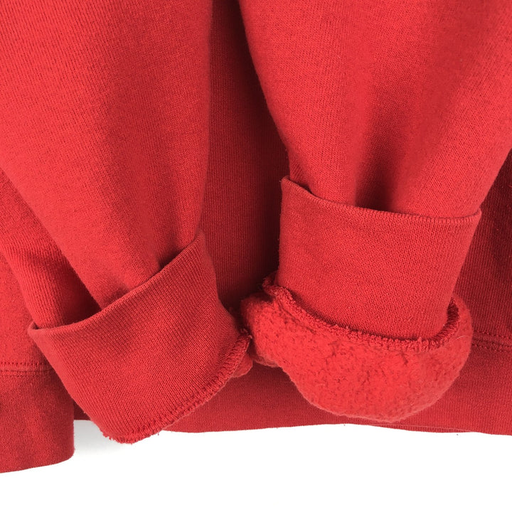 Russell sweatshirt pullover hoodie, men's size M (approx.) cotton red type Vintage Second Hand