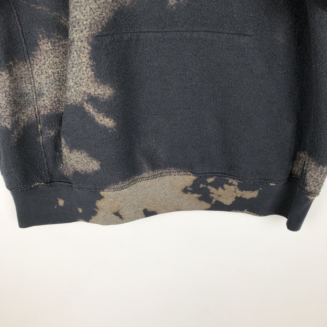 2000'S Russell Tie-Dye Pattern Sweatshirt Pullover Hoodie, Men's XL (approx.) cotton black type Vintage Second Hand
