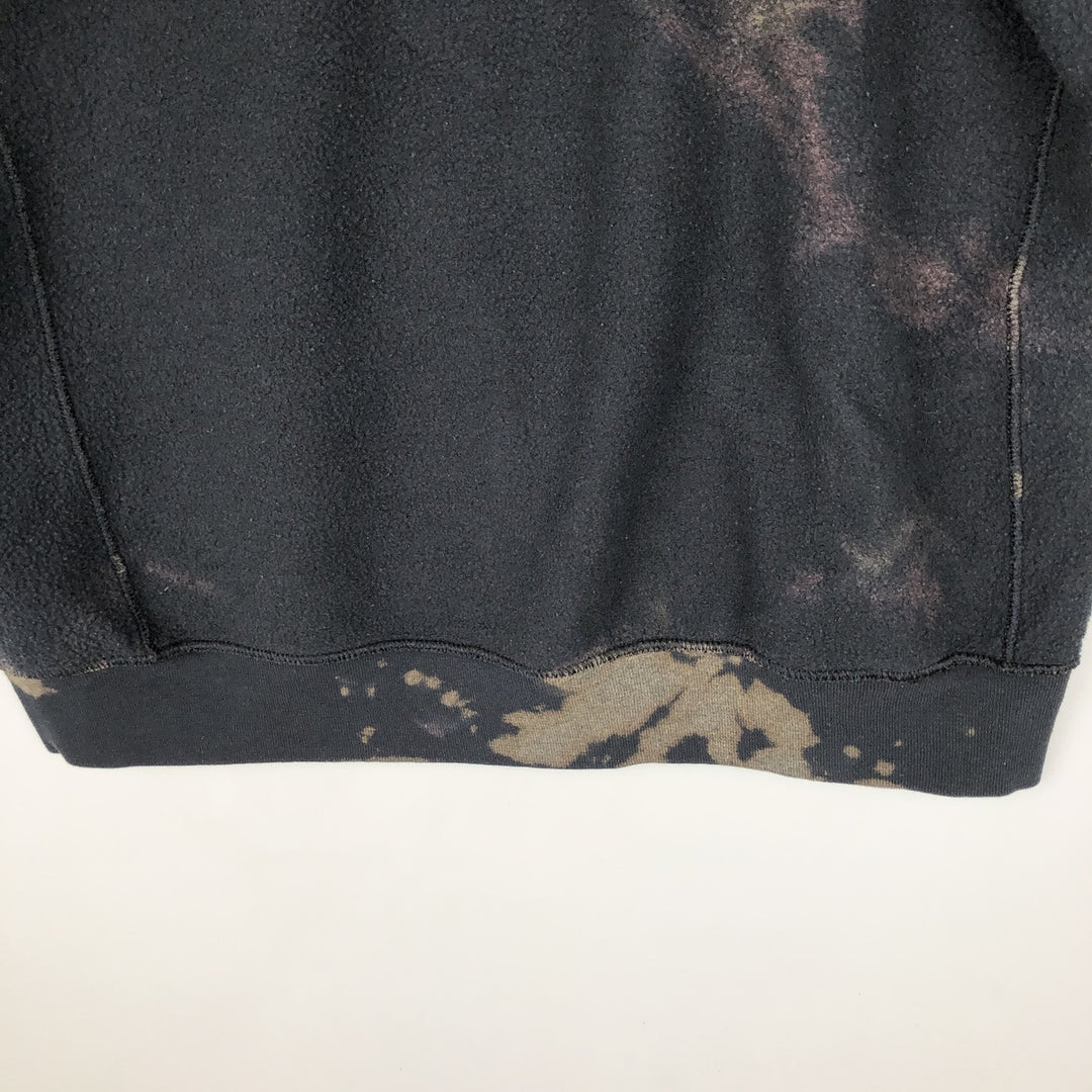 2000'S Russell Tie-Dye Pattern Sweatshirt Pullover Hoodie, Men's XL (approx.) cotton black type Vintage Second Hand