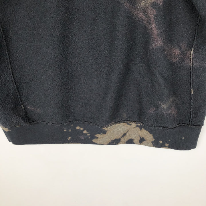 2000'S Russell Tie-Dye Pattern Sweatshirt Pullover Hoodie, Men's XL (approx.) cotton black type Vintage Second Hand
