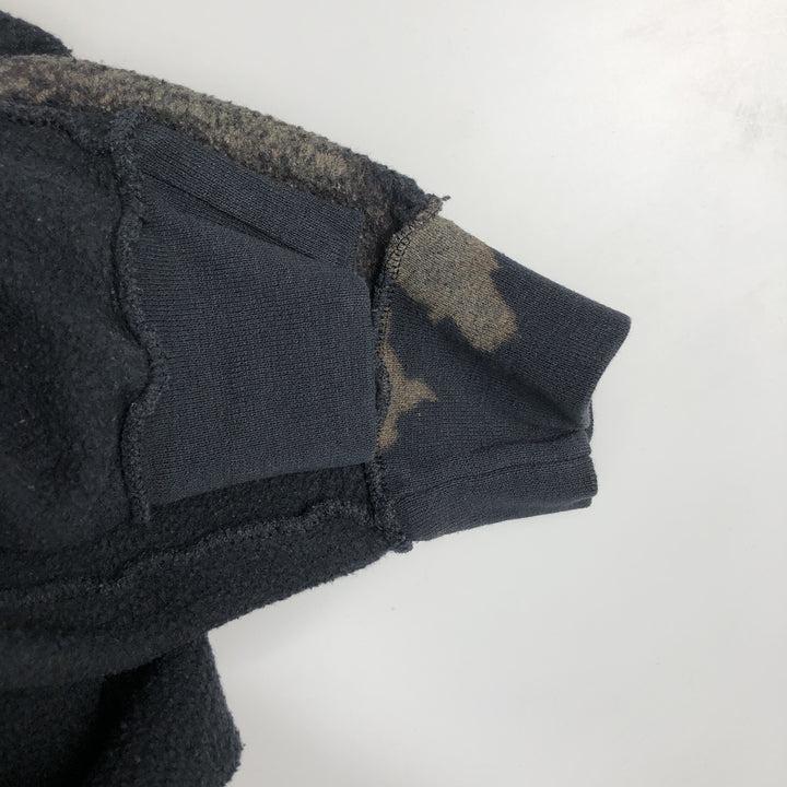 2000'S Russell Tie-Dye Pattern Sweatshirt Pullover Hoodie, Men's XL (approx.) cotton black type Vintage Second Hand