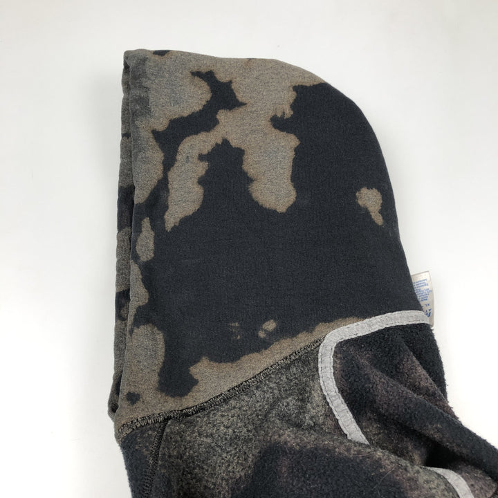 2000'S Russell Tie-Dye Pattern Sweatshirt Pullover Hoodie, Men's XL (approx.) cotton black type Vintage Second Hand