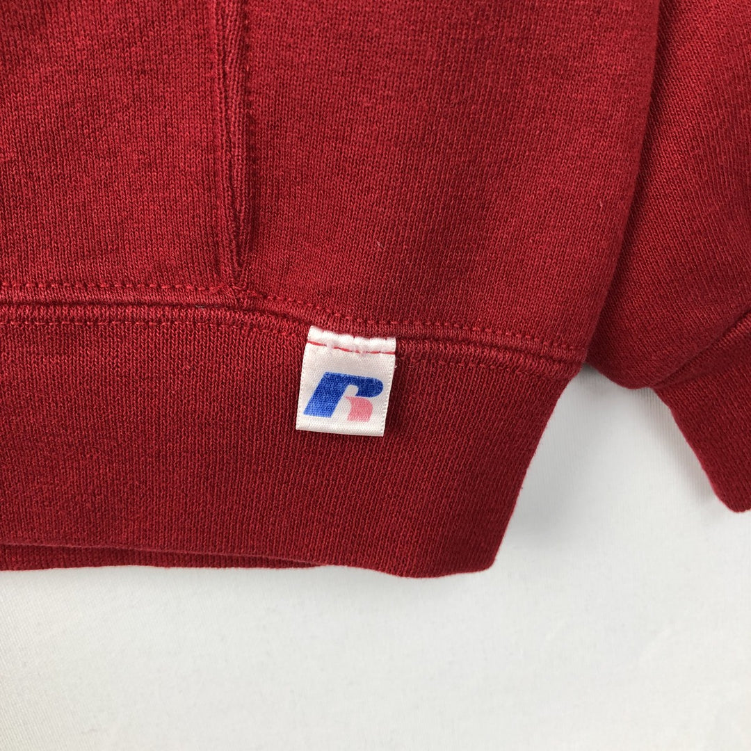2000'S Russell Message Sweatshirt Pullover Hoodie, Men's XXL equivalent. cotton red type Vintage Second Hand