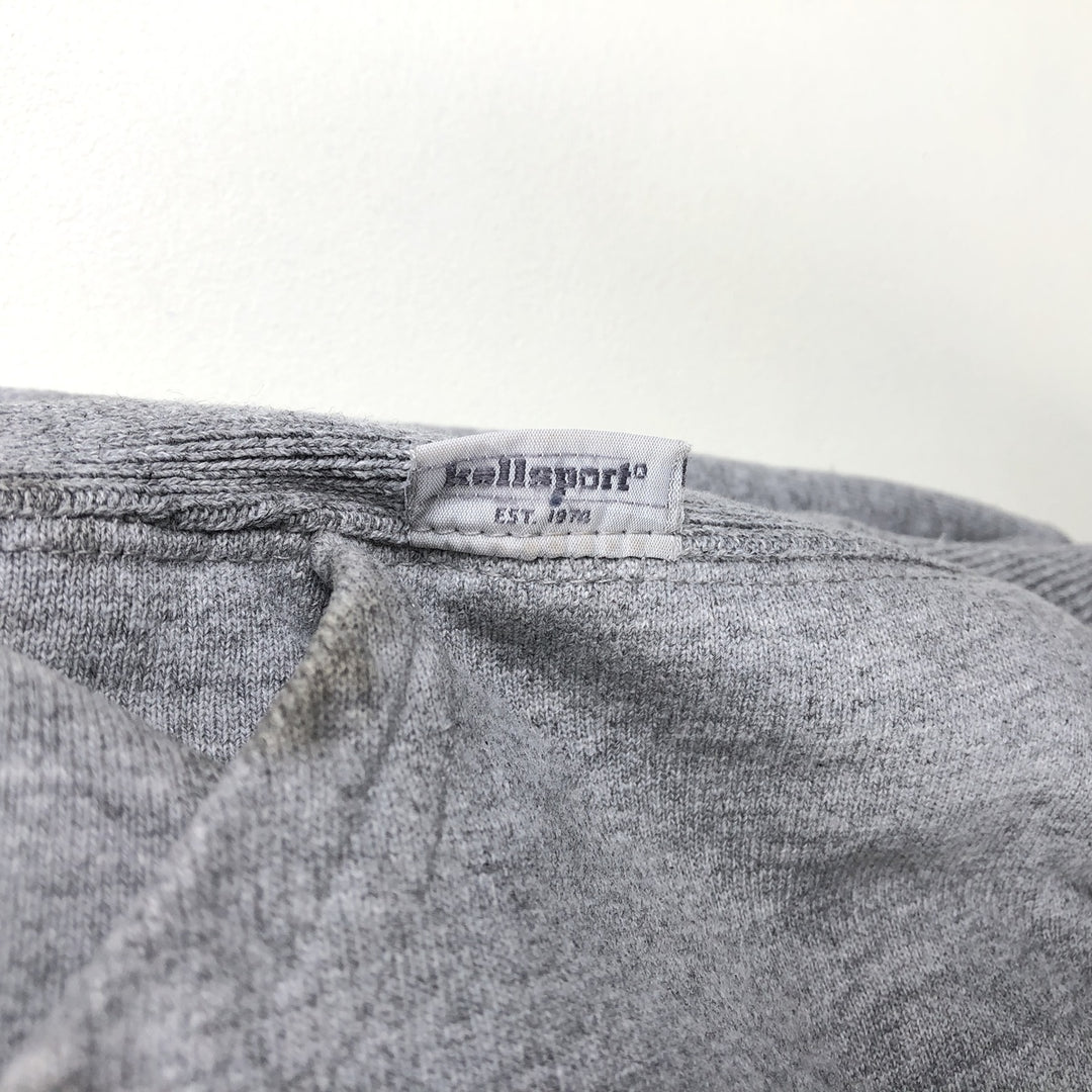 90'S Kell Sport Sweat Pullover Hoodie, Made in USA, Men's XL equivalent, Vintage cotton gray type Vintage Second Hand