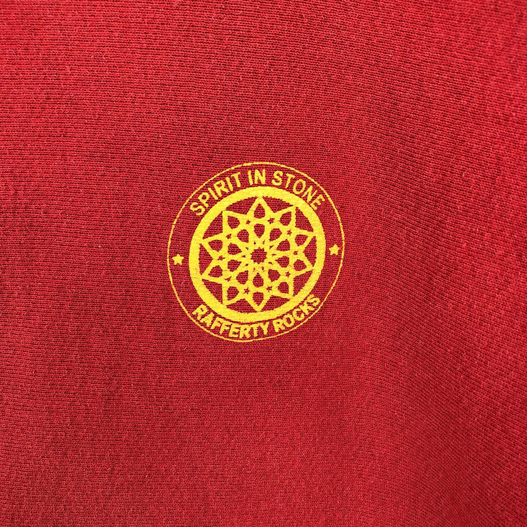 CAMBER Band Sweatshirt Pullover Hoodie, Made in USA, Men's Size M (approx.) cotton red type Vintage Second Hand