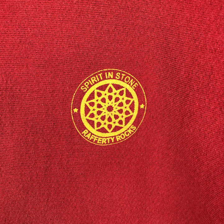 CAMBER Band Sweatshirt Pullover Hoodie, Made in USA, Men's Size M (approx.) cotton red type Vintage Second Hand