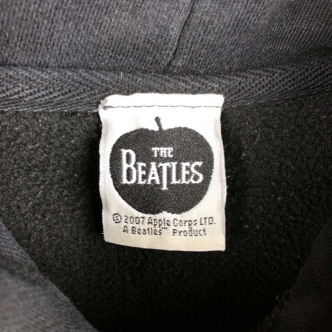 2000'S THE BEATLES Band Sweatshirt Pullover Hoodie, Men's Size XL (approx.) cotton black type Vintage Second Hand