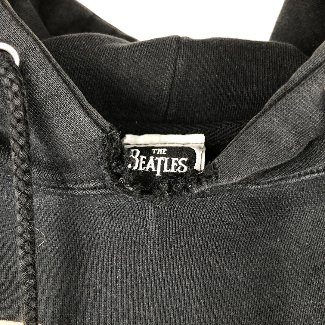 2000'S THE BEATLES Band Sweatshirt Pullover Hoodie, Men's Size XL (approx.) cotton black type Vintage Second Hand