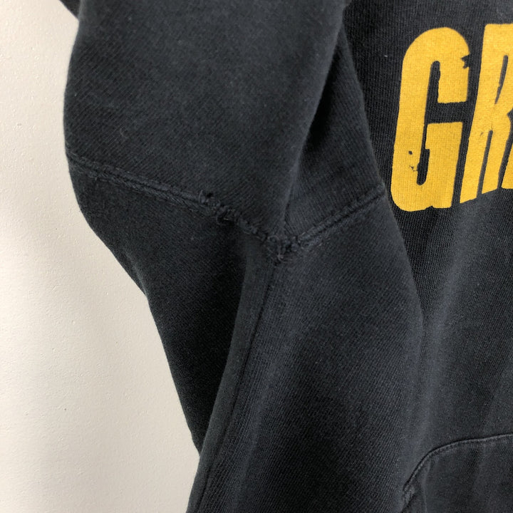 SPORTS CLUB GREEN DAY Band Sweatshirt Pullover Hoodie (Men's Size S) cotton black type Vintage Second Hand