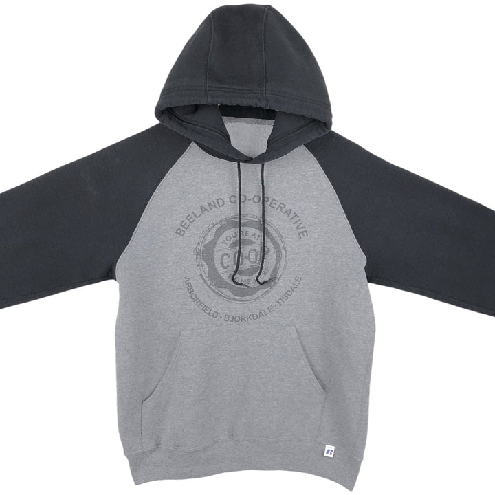 BEELAND CO-OPERATIVE Advertising Sweat Pullover Hoodie, Men's Size M (equivalent) unclear gray type Vintage Second Hand