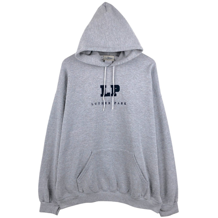 Artisans LUTHER PARK Sweat Pullover Hoodie, Men's XL (approx.), Vintage unclear gray type Vintage Second Hand