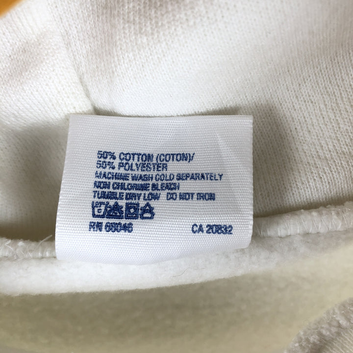 90'S Discus Athletic UNISYS Advertising Sweat Pullover Hoodie, Made in USA, Men's Size L (approx.) cotton white type Vintage Second Hand