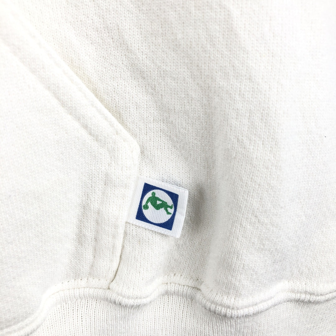 90'S Discus Athletic UNISYS Advertising Sweat Pullover Hoodie, Made in USA, Men's Size L (approx.) cotton white type Vintage Second Hand