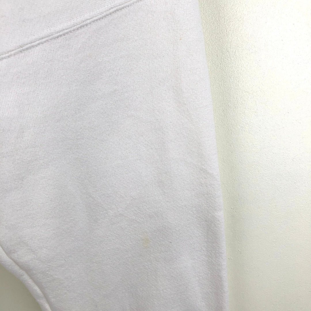 90'S Discus Athletic UNISYS Advertising Sweat Pullover Hoodie, Made in USA, Men's Size L (approx.) cotton white type Vintage Second Hand