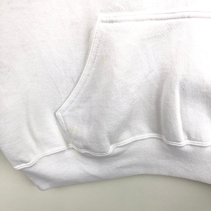 90'S Discus Athletic UNISYS Advertising Sweat Pullover Hoodie, Made in USA, Men's Size L (approx.) cotton white type Vintage Second Hand