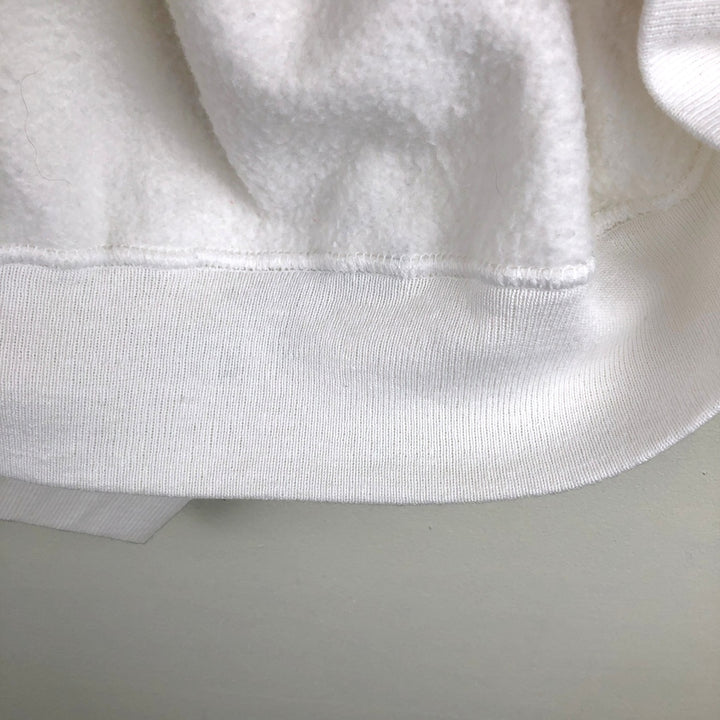 90'S Discus Athletic UNISYS Advertising Sweat Pullover Hoodie, Made in USA, Men's Size L (approx.) cotton white type Vintage Second Hand