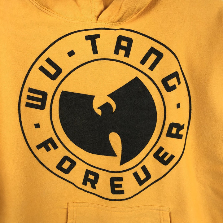 Wu-Tang Clan band sweatshirt pullover hoodie, men's size M (approx.) cotton yellow type Vintage Second Hand