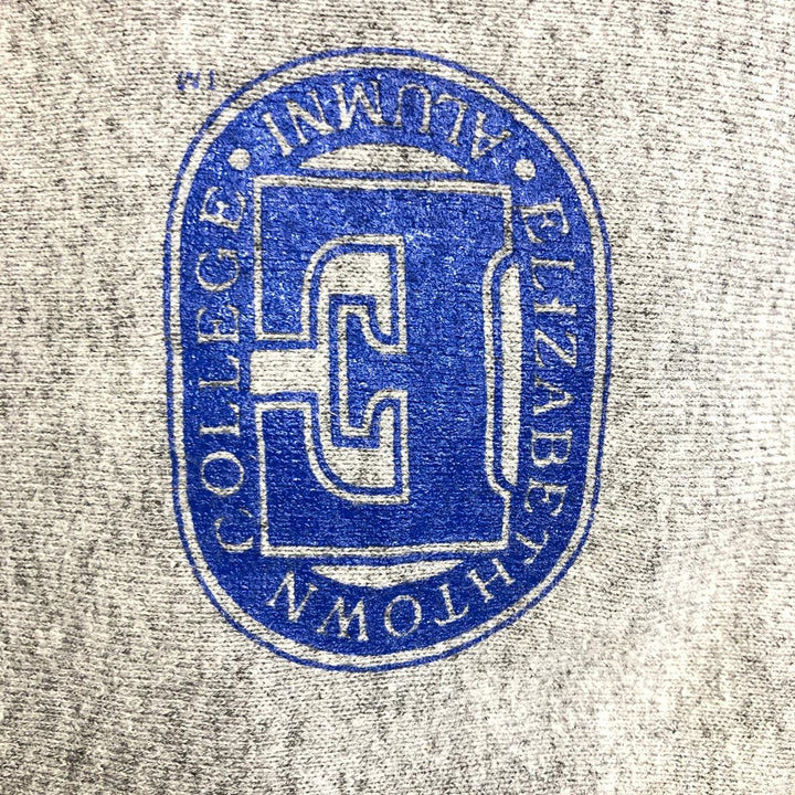 Russell College Sweatshirt Pullover Hoodie, Men's Size L polyester gray type Vintage Second Hand