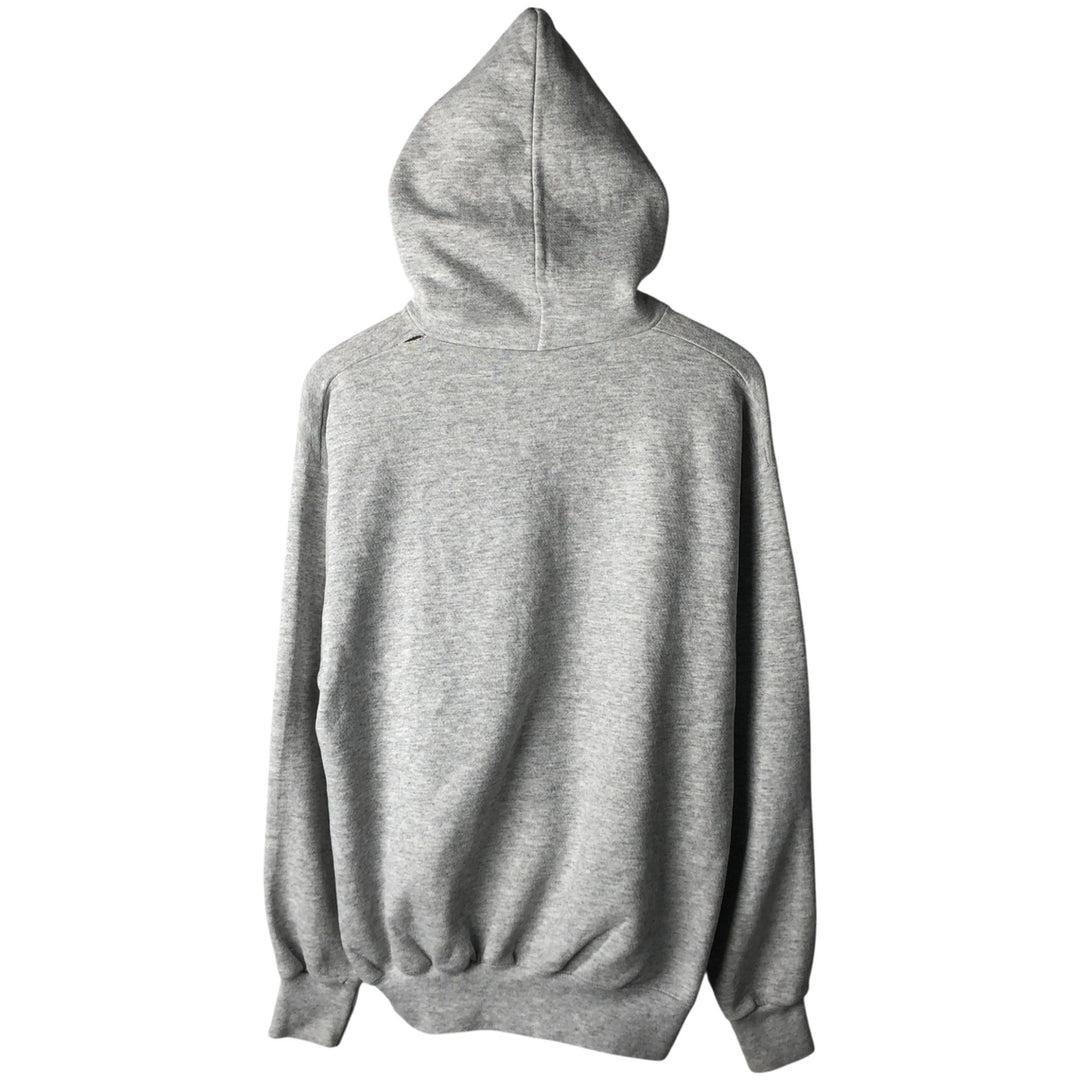 TRENCH ULTRA NFL KANSAS CITY CHIEFS Half-Zip Sweatshirt Hoodie, Made in USA, Men's XL (approx.) cotton gray type Vintage Second Hand