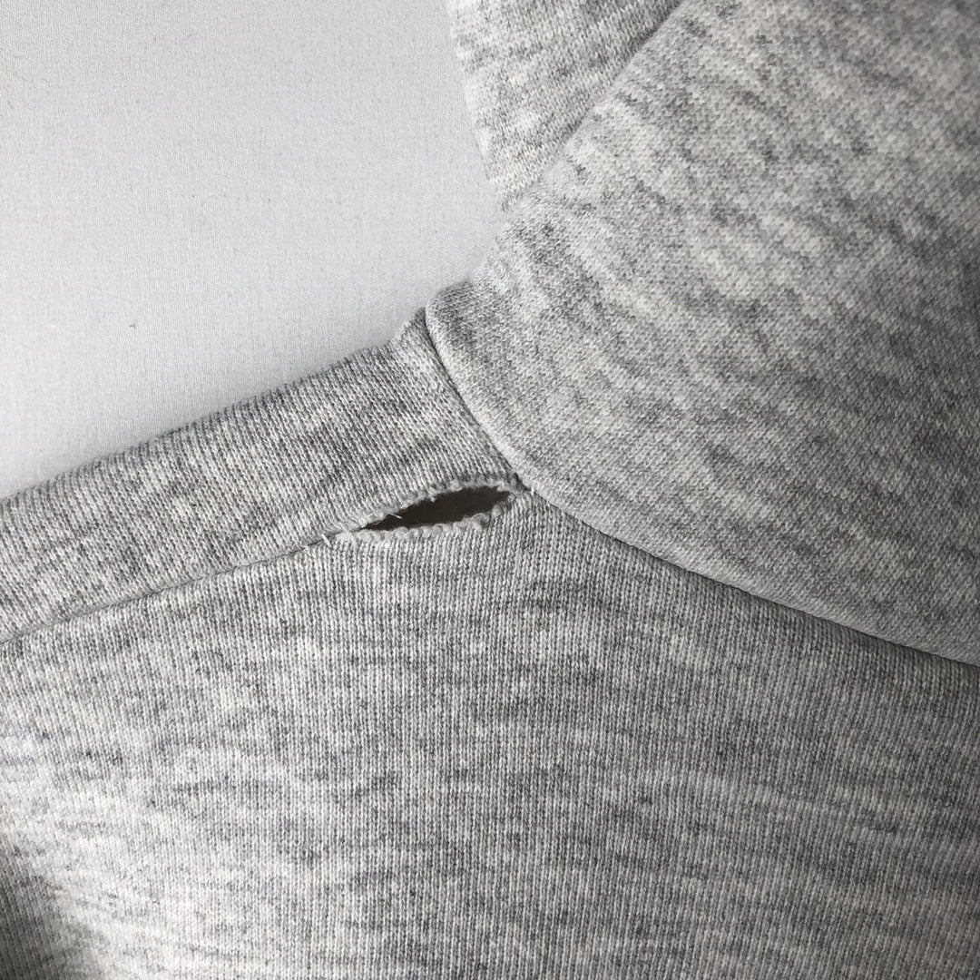 TRENCH ULTRA NFL KANSAS CITY CHIEFS Half-Zip Sweatshirt Hoodie, Made in USA, Men's XL (approx.) cotton gray type Vintage Second Hand