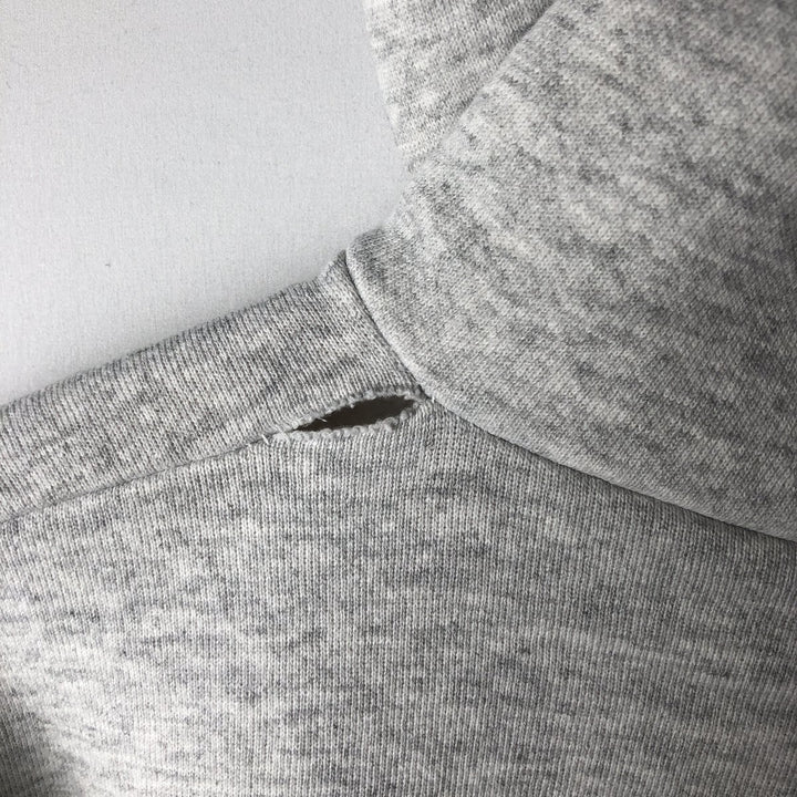 TRENCH ULTRA NFL KANSAS CITY CHIEFS Half-Zip Sweatshirt Hoodie, Made in USA, Men's XL (approx.) cotton gray type Vintage Second Hand