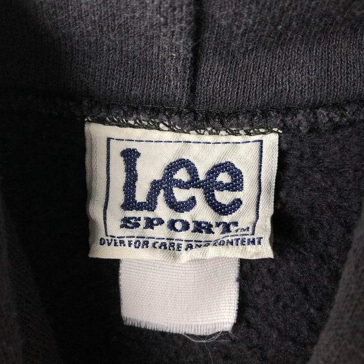 90'S LEE SPORT NFL Oakland Raiders Sweatshirt Pullover Hoodie, Men's XXL equivalent, Vintage unclear black type Vintage Second Hand