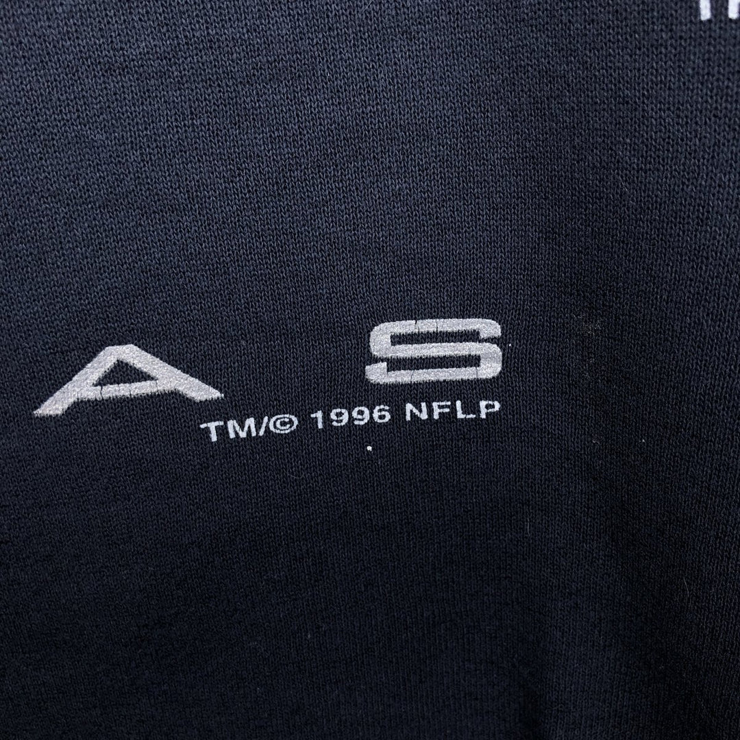90'S LOGO 7 HEAVY WEIGHT NFL Dallas Cowboys Sweatshirt Pullover Hoodie, Made in USA, Men's Size M (Equivalent), Vintage cotton navy blue type Vintage Second Hand