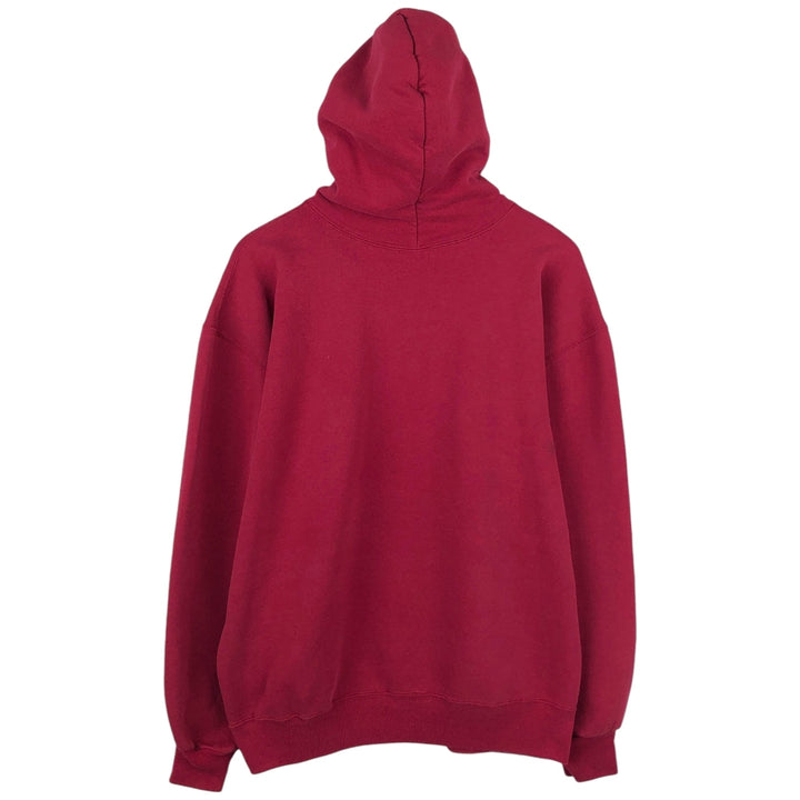 90'S Russell NFL Washington Redskins Sweatshirt Pullover Hoodie, Made in USA, Men's XL equivalent, Vintage cotton burgundy type Vintage Second Hand
