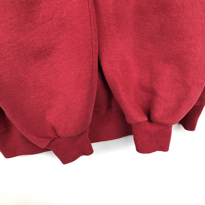 90'S Russell NFL Washington Redskins Sweatshirt Pullover Hoodie, Made in USA, Men's XL equivalent, Vintage cotton burgundy type Vintage Second Hand
