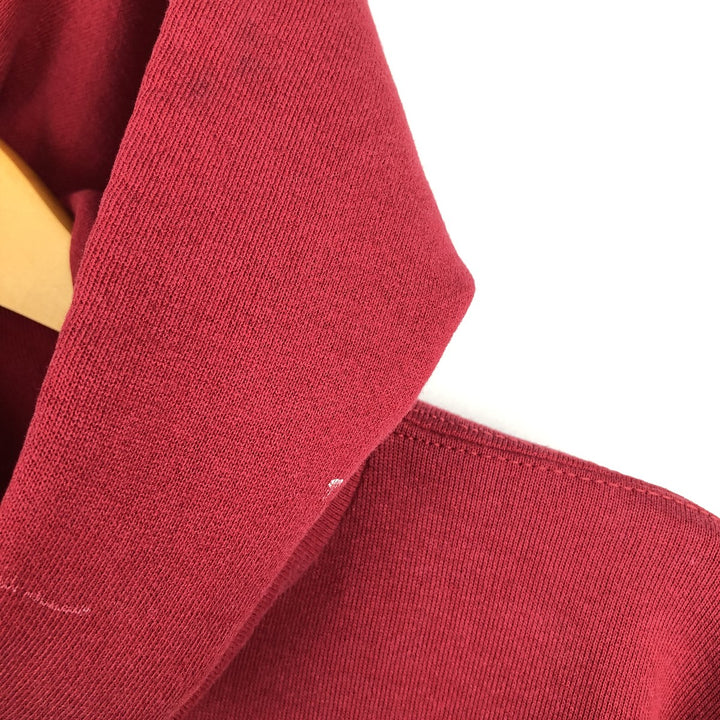 90'S Russell NFL Washington Redskins Sweatshirt Pullover Hoodie, Made in USA, Men's XL equivalent, Vintage cotton burgundy type Vintage Second Hand