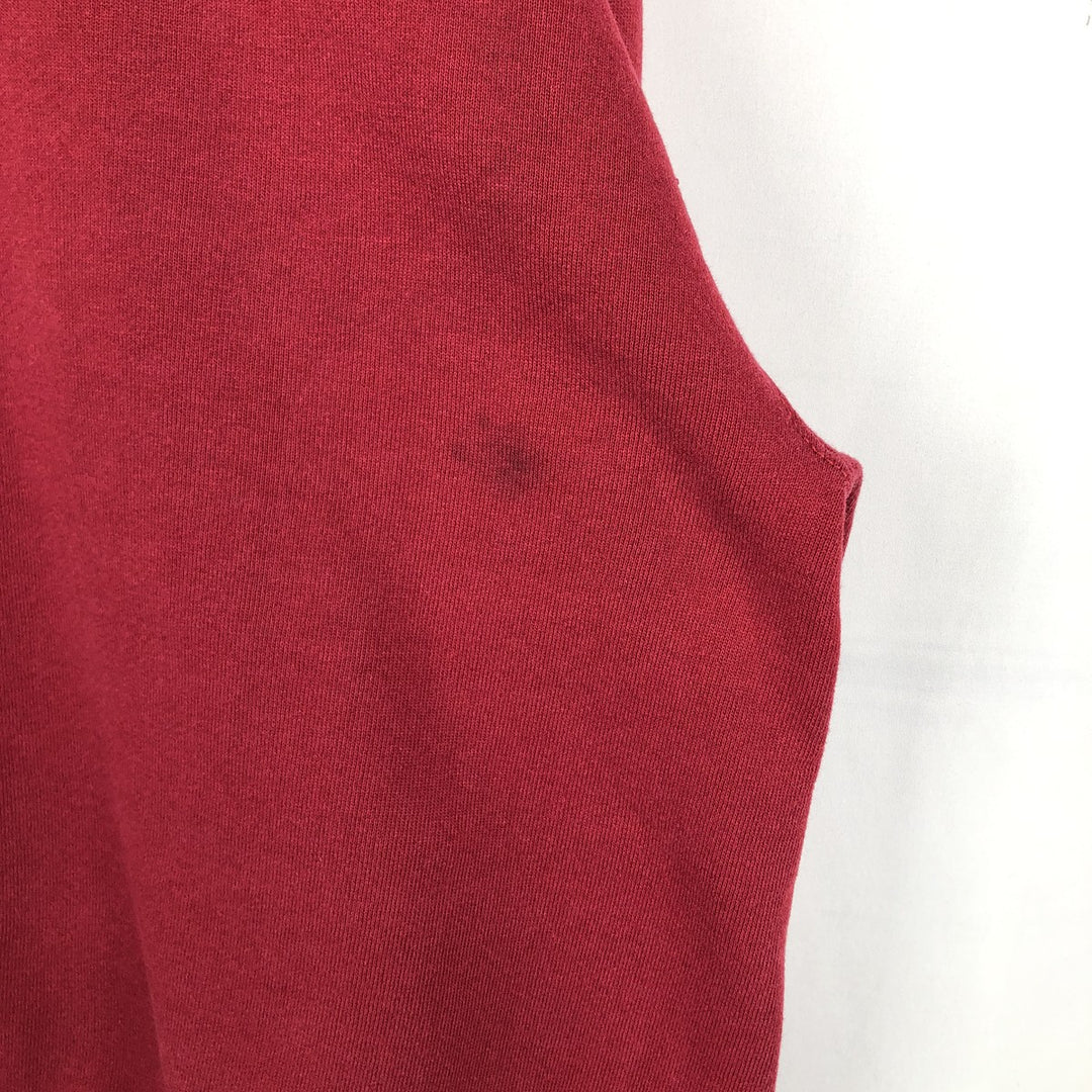 90'S Russell NFL Washington Redskins Sweatshirt Pullover Hoodie, Made in USA, Men's XL equivalent, Vintage cotton burgundy type Vintage Second Hand