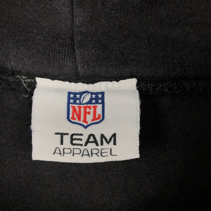 NFL Oakland Raiders sweatshirt pullover hoodie, men's size XL (approx.) unclear black type Vintage Second Hand