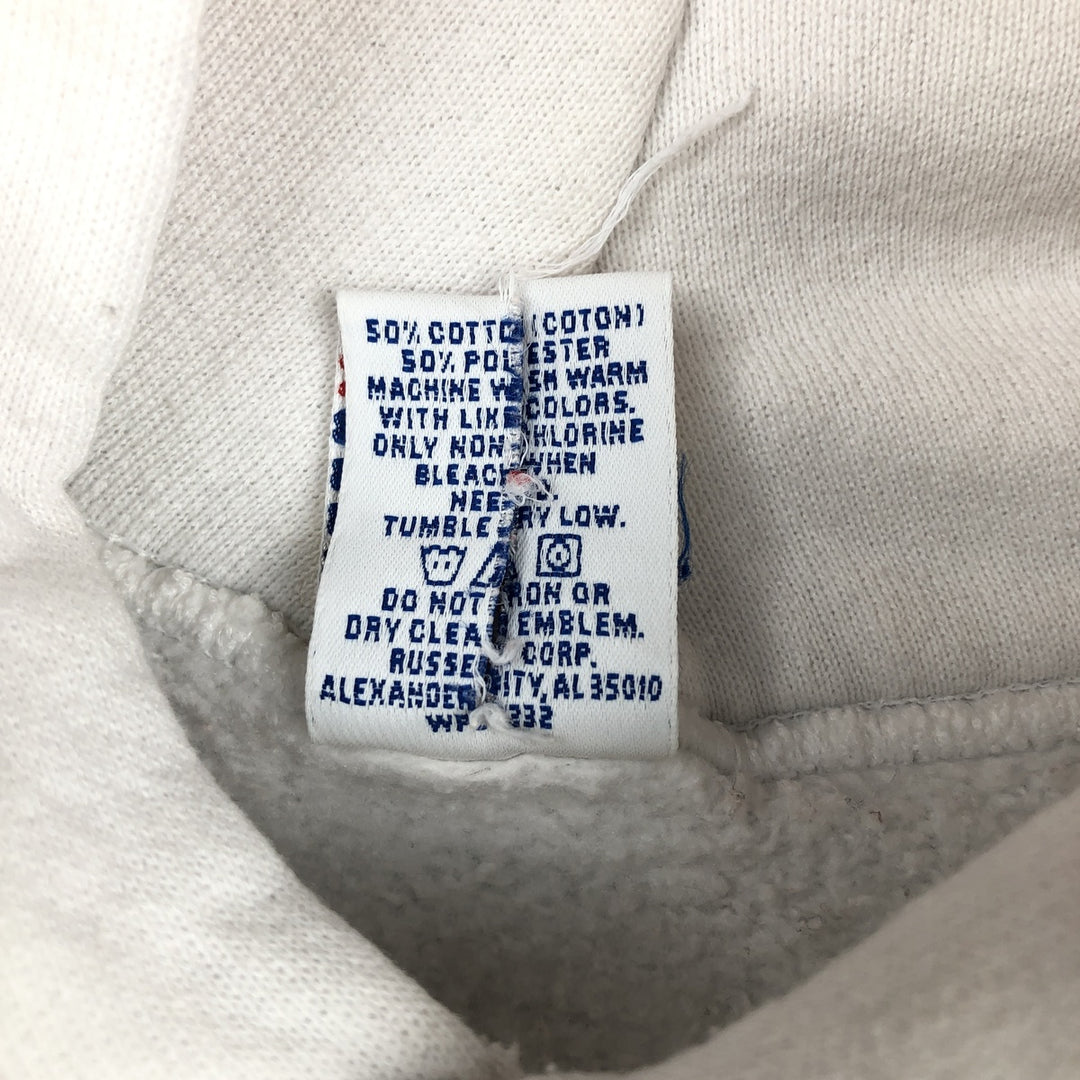90'S Russell MLB New York Yankees Sweatshirt Pullover Hoodie, Men's Size M (Equivalent), Vintage cotton white type Vintage Second Hand