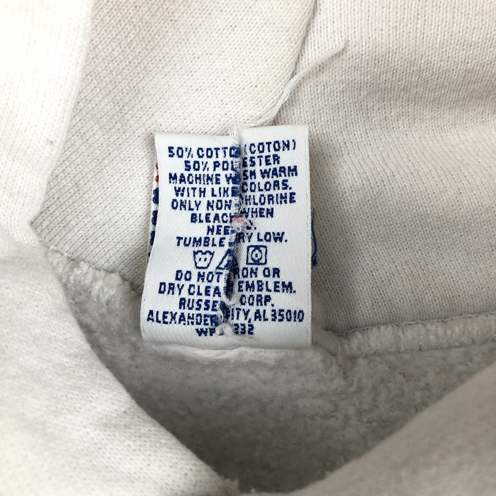 90'S Russell MLB New York Yankees Sweatshirt Pullover Hoodie, Men's Size M (Equivalent), Vintage cotton white type Vintage Second Hand
