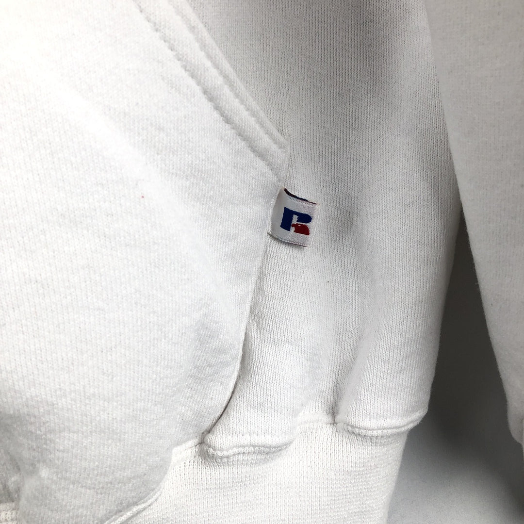 90'S Russell MLB New York Yankees Sweatshirt Pullover Hoodie, Men's Size M (Equivalent), Vintage cotton white type Vintage Second Hand