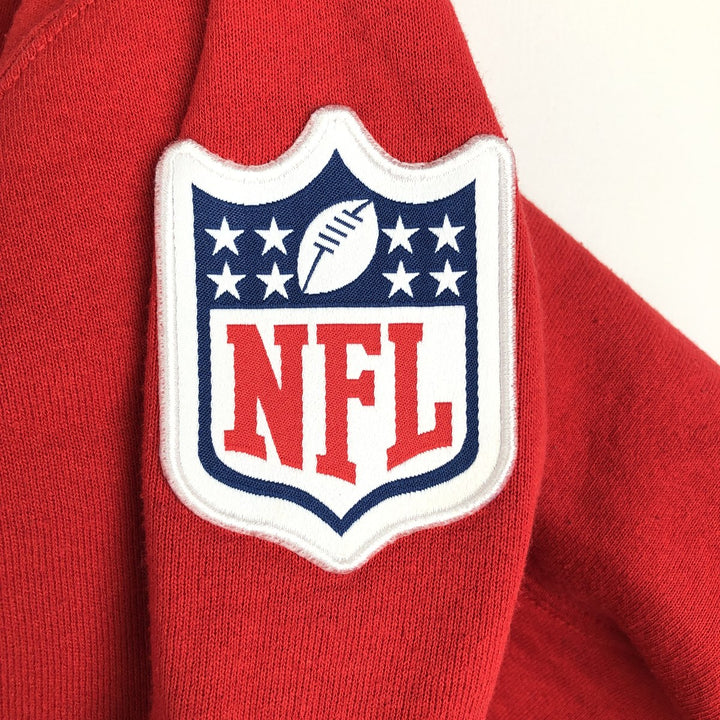 90'S Russell NFL Kansas City Chiefs Sweatshirt Pullover Hoodie, Men's Size L (approx.), Vintage cotton red type Vintage Second Hand